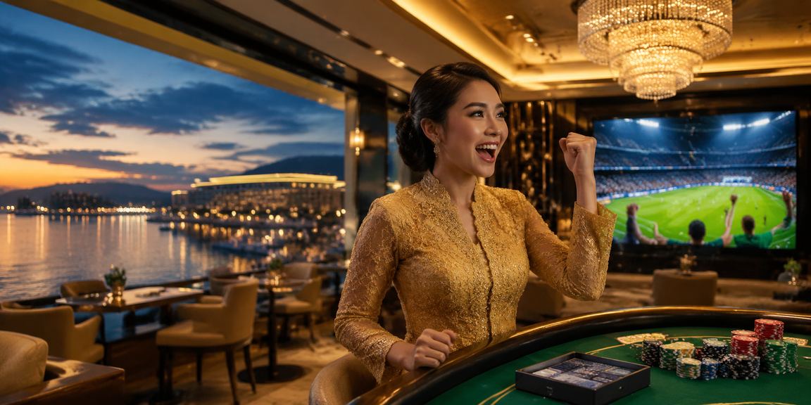 Suasana hiburan kasino bergaya kebaya Malaysia dalam platform pertaruhan 13200