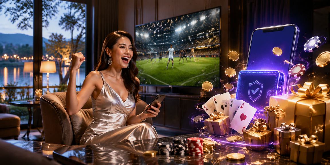 Pratonton antara muka permainan poker dan blackjack dalam platform 13200